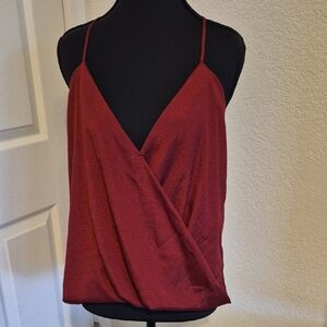 Charlotte Russe Burgundy Camisole Top